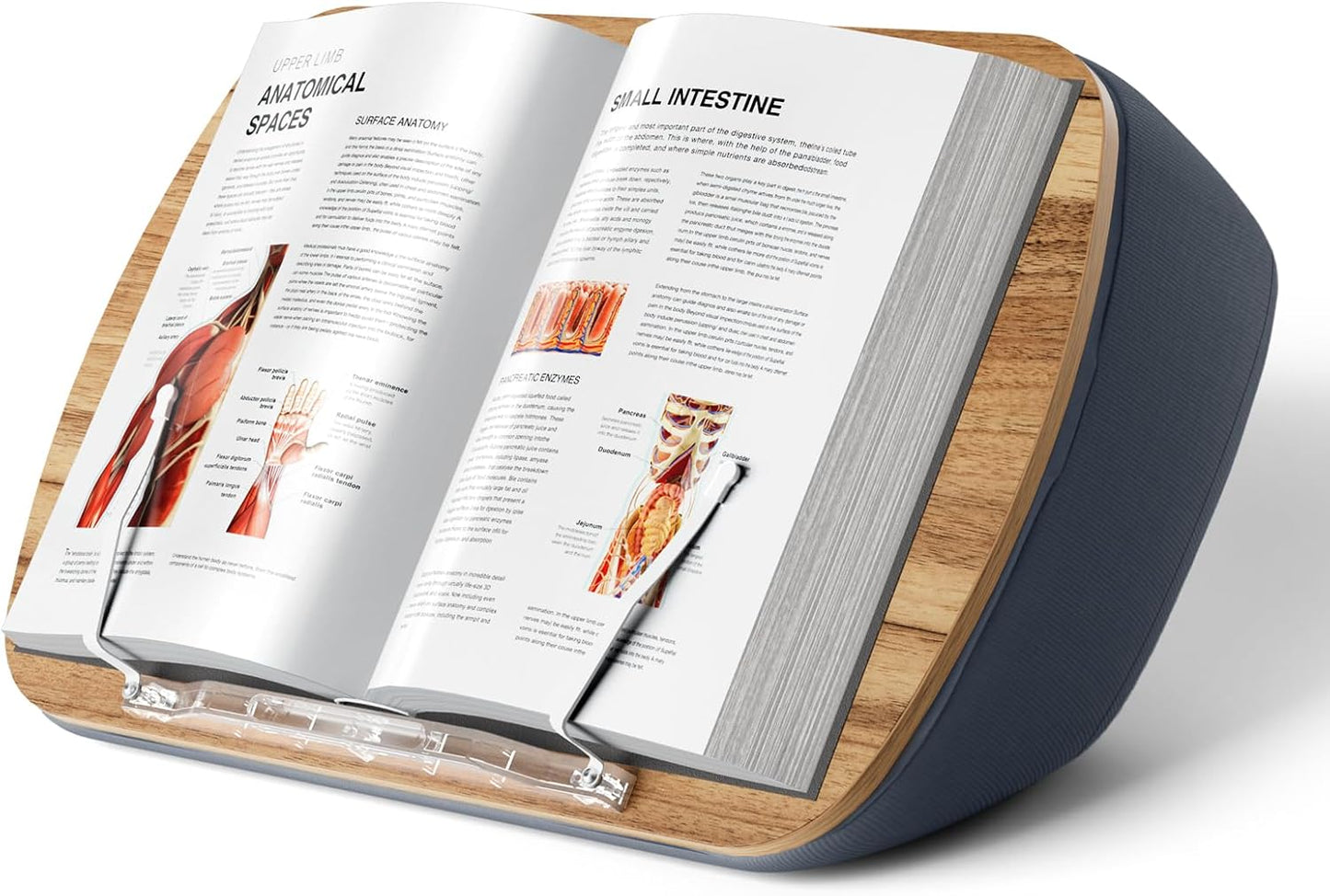 Wooden Lap Desk with Soft Pillow Cushion Bag