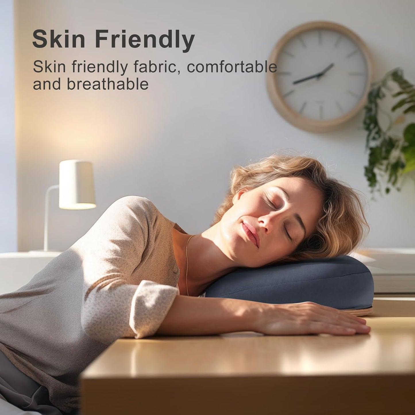 Wooden Lap Desk with Soft Pillow Cushion Bag