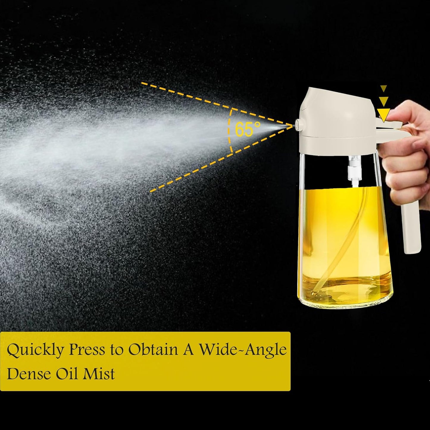 2-in-1 Oil Dispenser & Sprayer Bottle