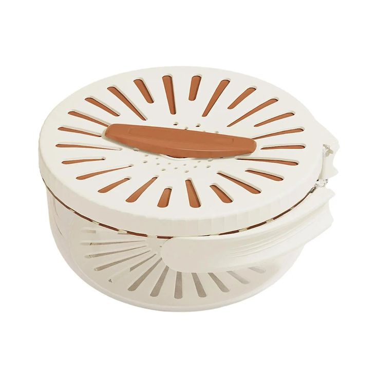 Plastic Foldable Handle Washing Basket with Lid