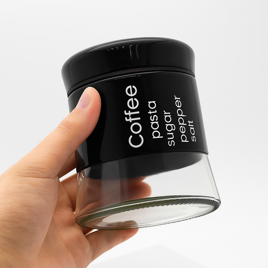 Premium Stainless Steel Tea, Coffee & Sugar Airtight Canister Set